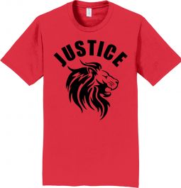 House of Justice '19 - Ring Spun Cotton Shirt, Athletic Red